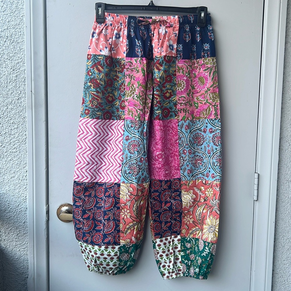 Patch work jogger
